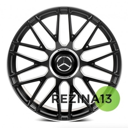 Replica Mercedes (MR01) 10x22 5x112 ET45 DIA66,6 (matt black lip polished)