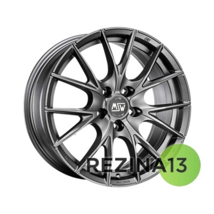 MSW 25 8x18 5x112 ET21 DIA66,6 (matt dark titanium full polished)