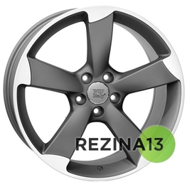 WSP Italy Audi (W567) Giasone 8x17 5x112 ET26 DIA66,6 (matt gun metal polished)