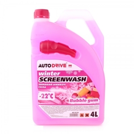 AUTO DRIVE Омивач скла літній Auto Drive Summer Screen Wash "Bubble Gum", 4Л.