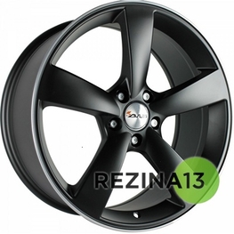Avus AF10 10x21 5x112 ET50 DIA66,6 (matt black polished)