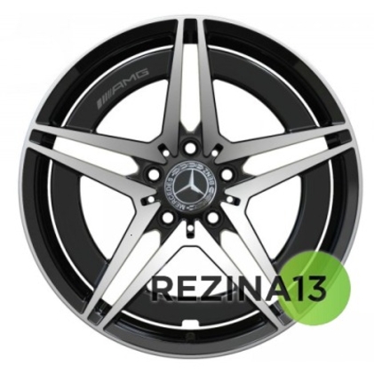 Replica Mercedes (MR2111249) 7,5x18 5x112 ET38 DIA66,6 (gloss black machined face)