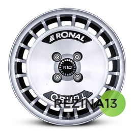 Ronal R10 7x15 4x100 ET28 DIA68 (black machined face)