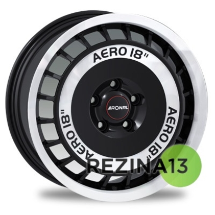 Ronal R50 7,5x16 4x100 ET38 DIA68 (black machined face)