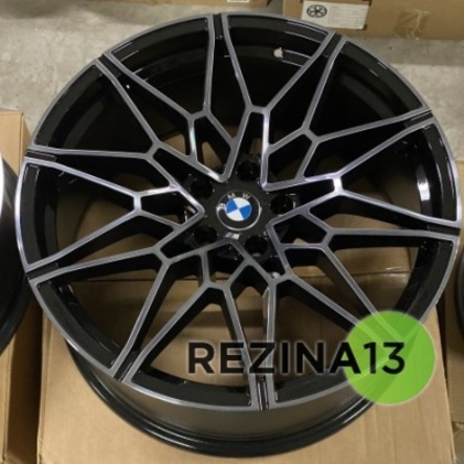 Replica BMW (B0293) 8,5x19 5x120 ET35 DIA72,6 (gloss black polished face dark tinted)