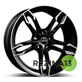 GMP Italia Dea 9x19 5x112 ET44 DIA66,6 (black diamond)