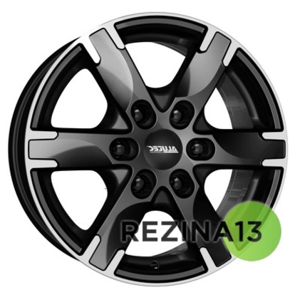 Alutec Titan 7,5x17 6x130 ET55 DIA84,1 (diamond black front polished)