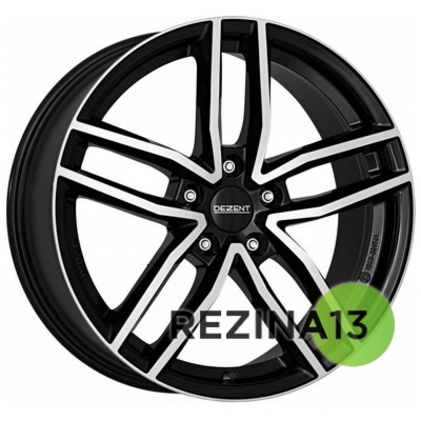 Dezent TR 8x18 5x112 ET46 DIA66,6 (black polished)
