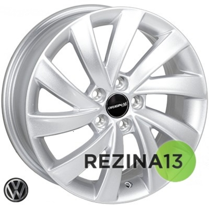 JH H664 6x16 5x100 ET40 DIA57,1 (silver)