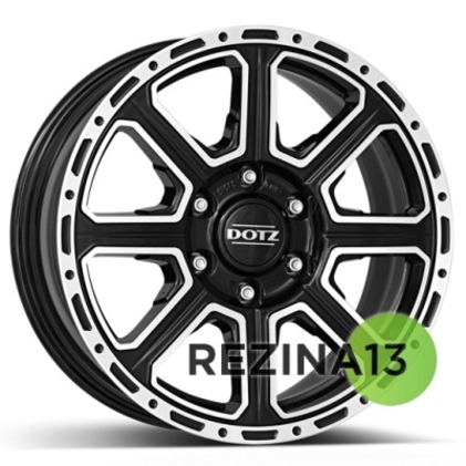Dotz Kalahari 8x18 6x139,7 ET35 DIA67,1 (black polished)