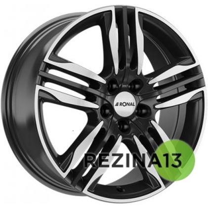 Ronal R58 10x22 5x112 ET21 DIA66,6 (black machined face)