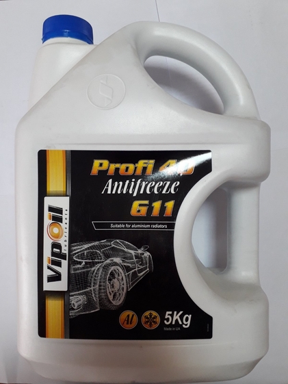 Антифриз VipOil G11 Profi 40 (синій) 5кг