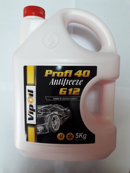 Антифриз VipOil G12 Profi 40 (червоний) 5кг
