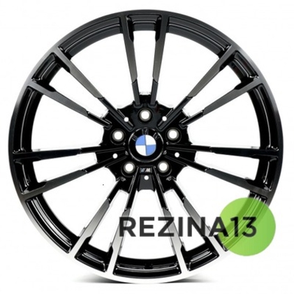 Replica BMW (B7050) 8,5x19 5x120 ET35 DIA72,6 (black machined face)