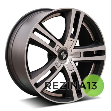 EtaBeta Uros 11x19 5x130 ET55 DIA71,6 (matt black full polished)