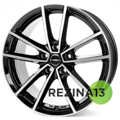 Borbet W 8x20 5x112 ET27 DIA66,6 (gloss black polished)