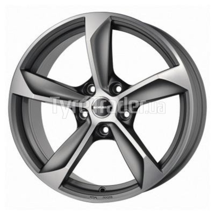 Borbet S 8x17 5x112 ET40 DIA72,6 (graphite matt polished)