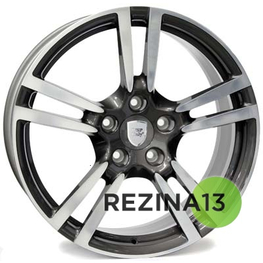 WSP Italy Porsche (W1054) Saturn 8,5x19 5x130 ET55 DIA71,6 (anthracite polished)