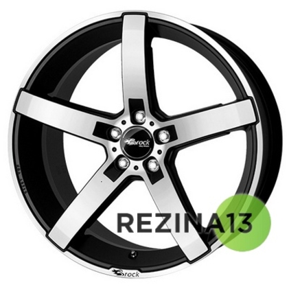 Brock B35 9x20 5x108 ET45 DIA72,6 (matt black full polished)