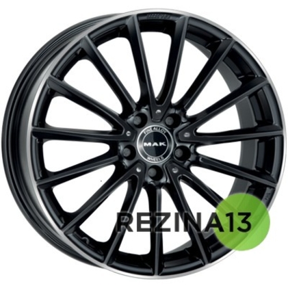 Mak Komet 9x18 5x112 ET42 DIA66,6 (gloss black mirror ring)